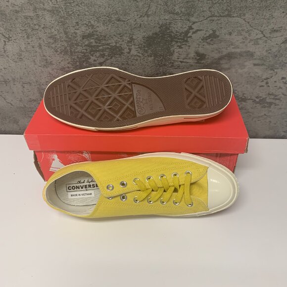 Converse Chuck Taylor Low Top Ox, Desert Gold/Navy/Gym Red, 11 Men/13 Women - Picture 5 of 6